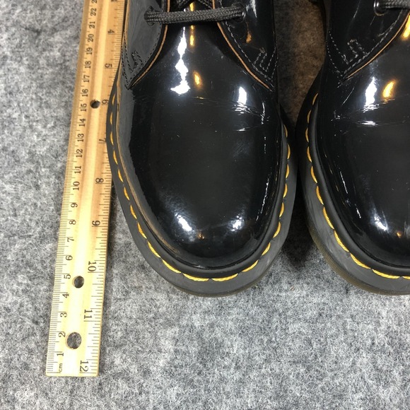 Dr. Martens 1461 Shoes Womens Size 7 Black Patent Leather Oxfords Casual - Picture 10 of 16